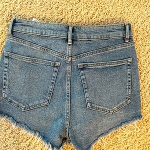 Zara cut off blue Jean shorts size 4